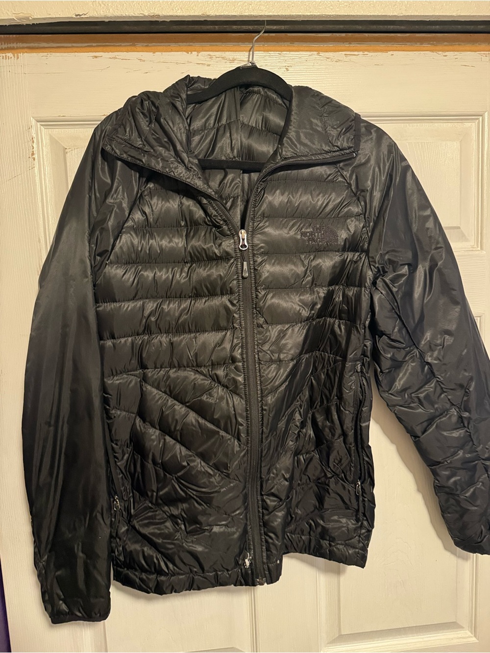 The North Face Women's Black Hooded Puffer Jacket